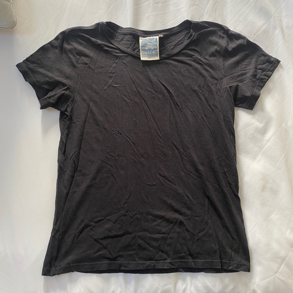 Jungmaven Black Basic T-shirt M